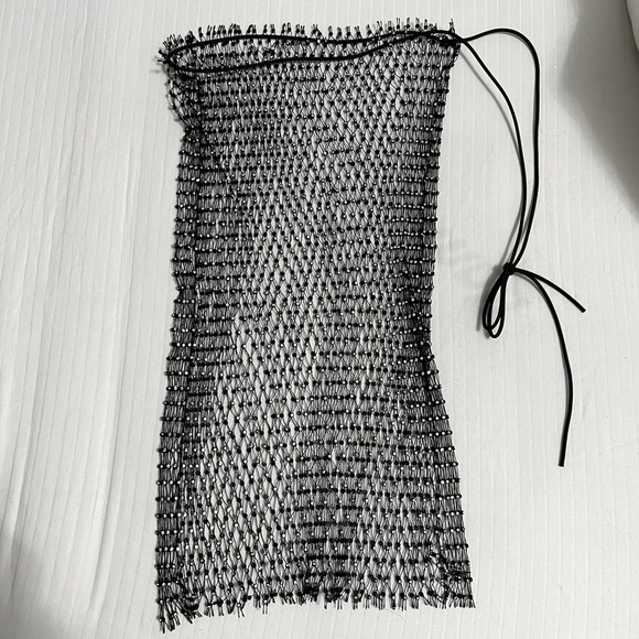 Sheer Rhinestone Skirt - Picture 3 of 6